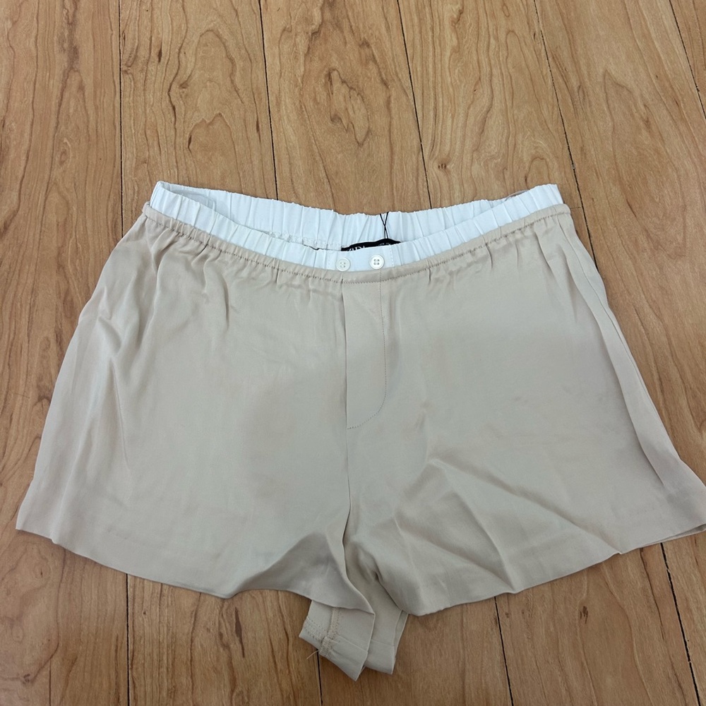 Zara Satin Shorts